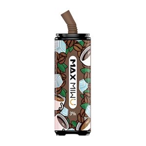 Max Mi wu Cigarros Eletrônicos Descartável de lata de coca-cola 3600 puffs - leite de coco cru