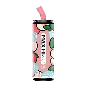 Max Mi wu Cigarros Eletrônicos Descartável de lata de Coca-Cola 3600 sopros - picolé de Pêssego