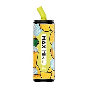 Max Mi wu Cigarros Eletrônicos Descartável de lata de Coca-Cola 3600 Puffs - Tempestade de Abacaxi