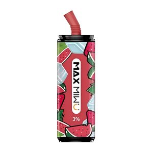 Max Mi wu Cigarros Eletrônicos Descartável de lata de Coca-Cola 3600 sopros - gelo melancia