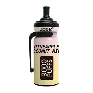 Garrafa JODK Descartável Vape 9000 Puffs - Leite de Coco com Abacaxi