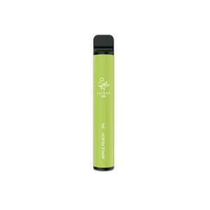 ELF BAR 600 Disposable Apple Peach 600 Sopros 550mAh