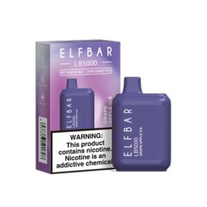 ELF BAR LB5000 Disposable Grape Apple Ice 5.000 Sopros