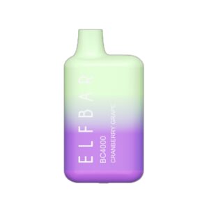 ELF BAR BC4000 Disposable 4000 Sopros Cranberry Grape