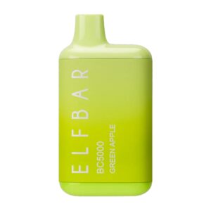 ELF BAR BC5000 Disposable Green Apple 5.000 Sopros 13ml