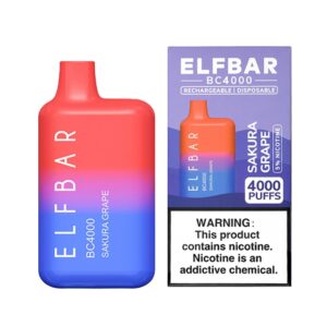 ELF BAR BC4000 Disposable 4000 Sopros Sakura Grape