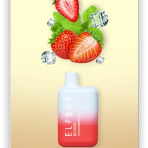 ELF BAR BC2000 Disposable 2.000 Sopros Strawberry Ice 850mAh